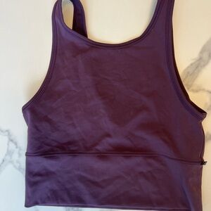 Lululemon Dark Purple Crop Top